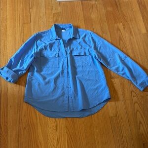 Old Navy Blue Light Weight Button-Up Shirt
Womens Size M
